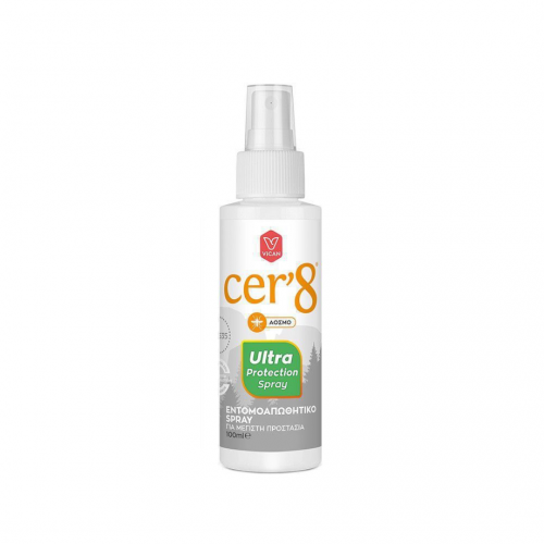 Cer' 8 Ultra Protection Spray Εντομοαπωθητικό Spray για Μέγιστη Προστασία, 100ml